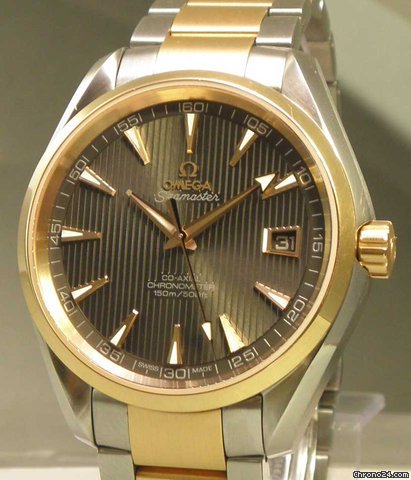 Omega Seamaster Aqua Terra Stahl/Rotgold watches