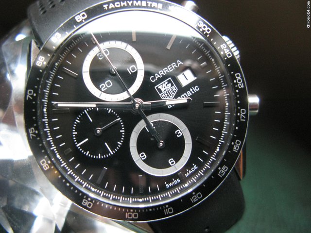 TAG Heuer CARRERA MODELE CV2010 CADRAN NOIR BOITE ET CARTE TAG HEUER watches