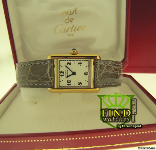 Cartier Must de Cartier Tank lady ref.w1008354 watches