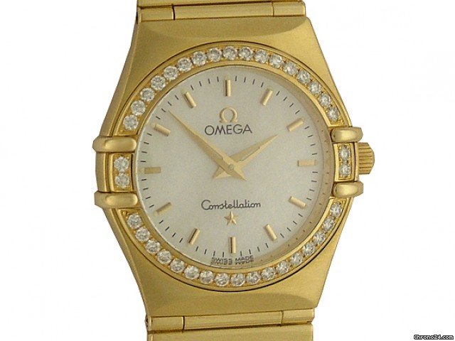 Omega Constellation Lady 18kt Gelbgold Diamond Perlmutt 26mm 7.990,- wie Neu watches