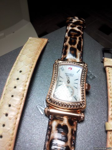 Michele Caber Park Rose Gold MOP Dial 148 Diamond Watch .60tcw watches
