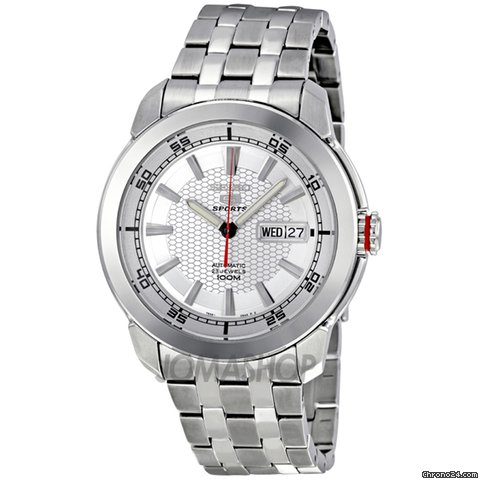 Replica Seiko 5 Silver Dial Automatic Stainless Steel Automatic Mens Watch SNZH61 Watch