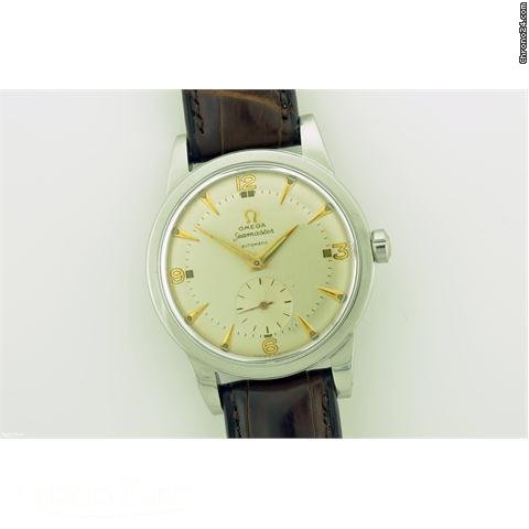 Omega Seamaster steel automatic on strap watches