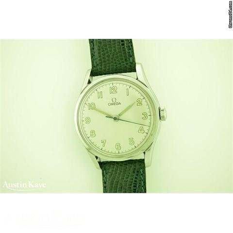 Omega steel manual on strap watches