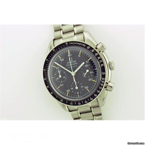 Omega Speedmaster steel automatic chronograph on bracelet watches