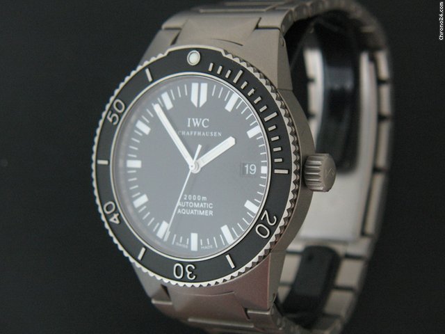 IWC GST Aquatimer Titan watches