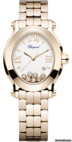 Chopard Happy Sport Oval 7 Floating Diamonds watches