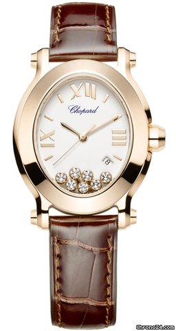 Chopard Happy Sport Oval 7 Floating Diamonds watches