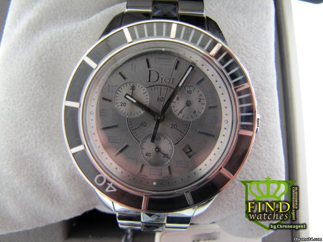 Dior Christian Dior Christal Chronograph Unisex Wristwatch watches
