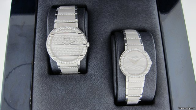 Piaget White Gold Diamond Polo 25th Anniversary Set watches