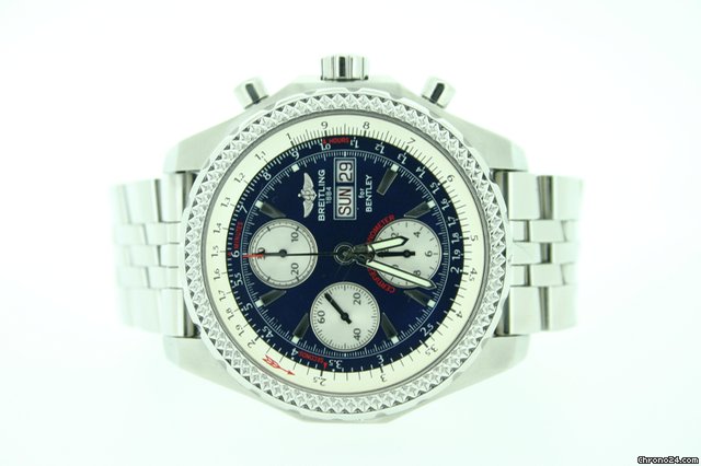 Breitling for Bentley GT Chronograph Racing Blue Dial - 2010 A1336313 watches