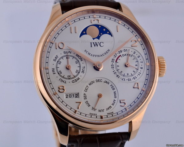 IWC Portugieser Perpetual II Red Gold 44.2MM watches