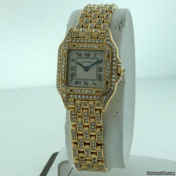 Cartier All Diamond Panther Ladies Pre-Owned watches