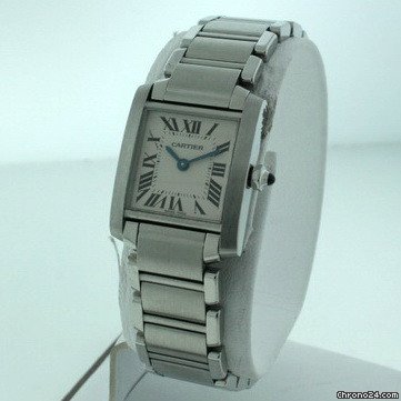 Cartier Tank Francaise Ladies W51008Q3 Pre-owned watches