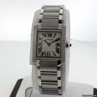 Cartier Tank Francaise Ladies W51008Q3 Pre-owned watches