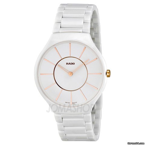 Rado True White Dial Ceramic Ladies Watch R27957102 watches