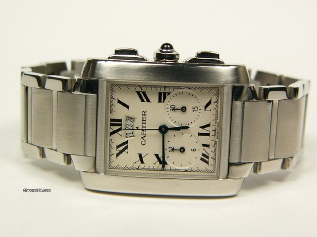 Cartier Tank Francaise Chronoflex MOD. 2653 watches