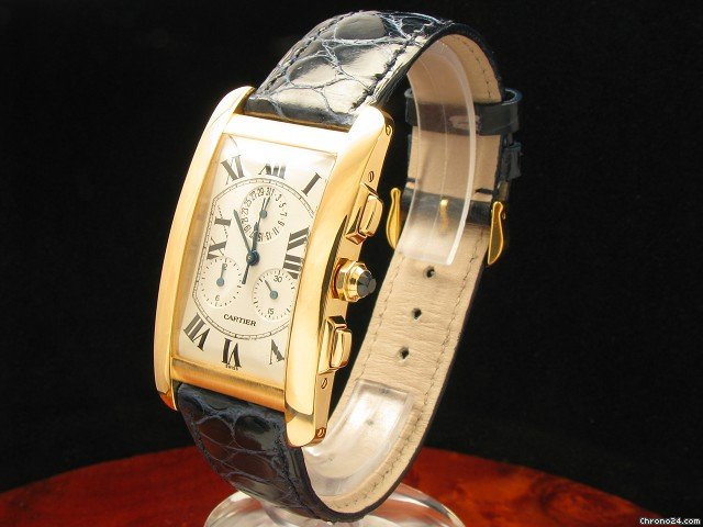 Cartier Tank Americaine 18kt Gold Ewiger Kalender watches