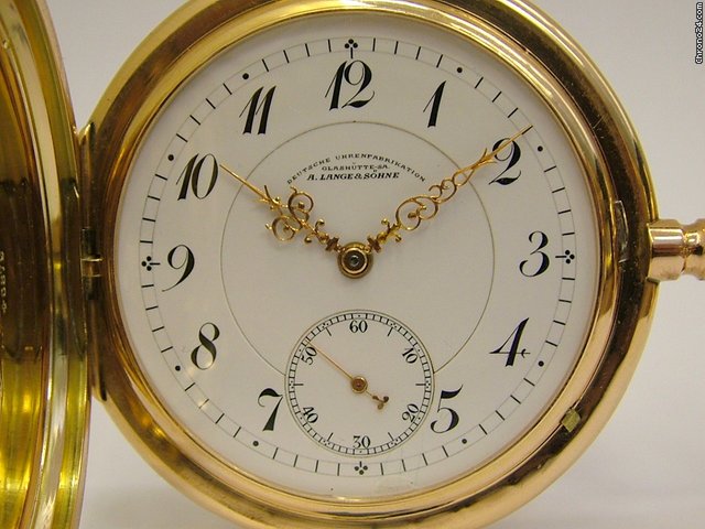 Replica A. Lange & Sohne DUF - Taschenuhr Rotgold 585 - aus 1909 Watch