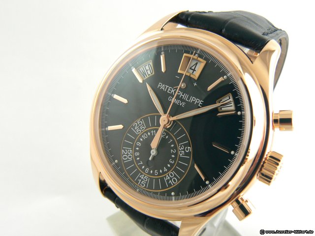 Patek Philippe CHRONOGRAPH ANNUAL CALENDAR ROSEGOLD BLACK DIAL watches