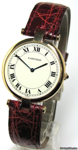 Cartier VENDOME QUARTZ 18 KT GOLD Ref 881001 30MM Lady's watches