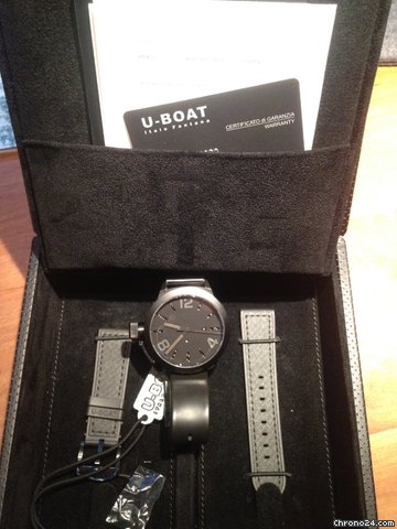 U-Boat Classico AB 4/2 Carbon Black 53mm watches