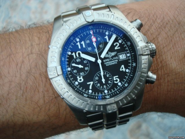 Breitling Chrono Avenger in Titan/Titan von 2001 watches