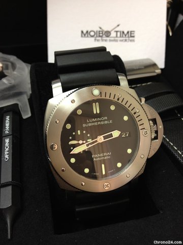 Panerai PAM305 O Series Luminor Submersible Titanium 47MM [NEW] watches