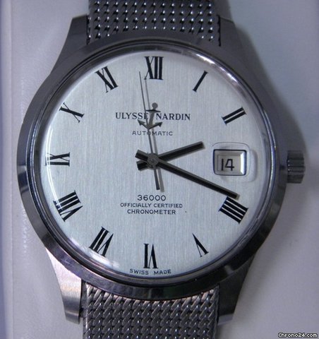 Ulysse Nardin Chronometer 36000 Schnellschwinger NOS 1975 watches