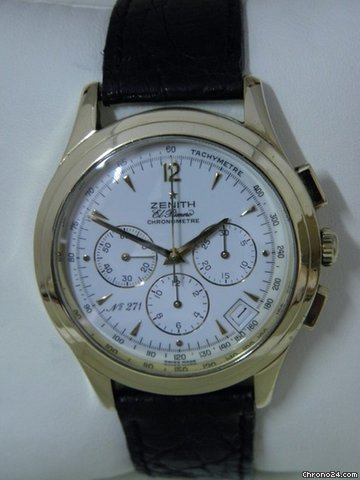 Zenith El Primero Chronograph 500 St¨¹ck Weltweit 18ct. mit Chronometerzertifikat watches