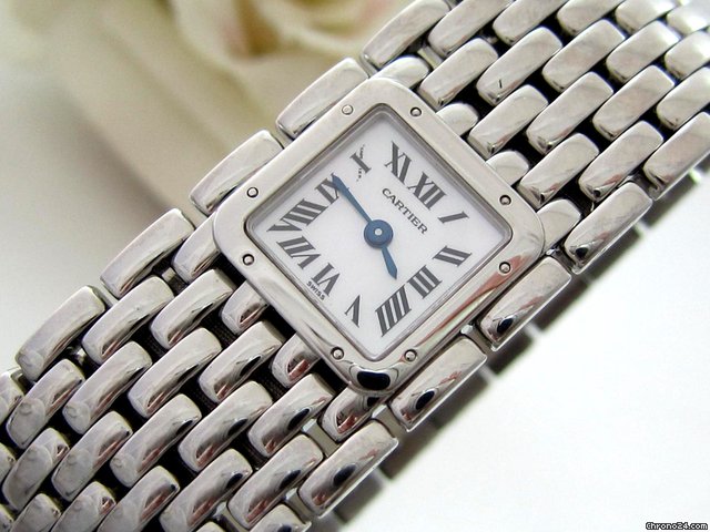 Cartier Panthere Ruban MOP Zifferblatt watches
