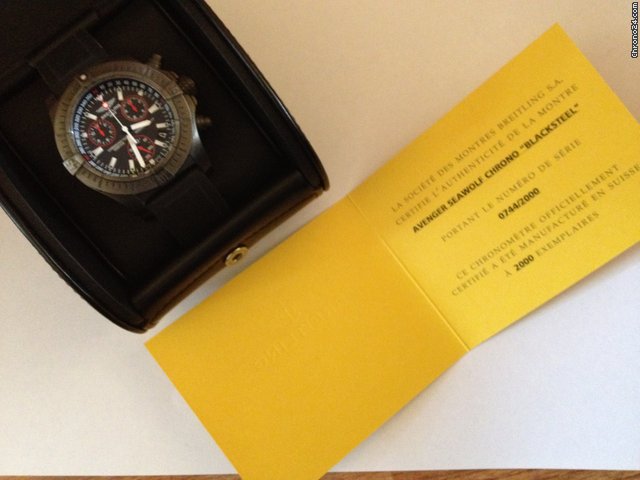 Breitling Avenger Seawolf Chrono "Blacksteel" watches
