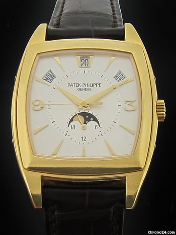 Patek Philippe Yellow Gold Annual Calendar Gondolo 5135J watches