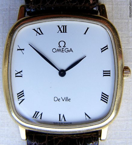 Omega De Ville 18 ct GOLD Gents Cal. 1378 QUARTZ WRISTWATCH watches