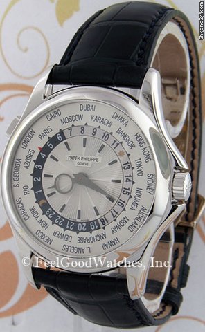 Replica Patek Philippe 5130G World Time, White Gold Watch