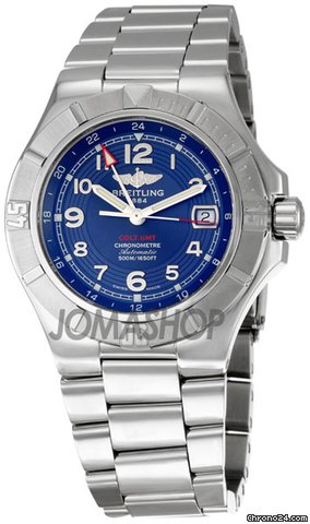 Breitling Colt GMT Blue Dial Mens Watch A3237011-C782SS watches