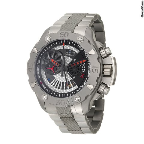 Zenith Men's Defy Xtreme Stealth Watch watches