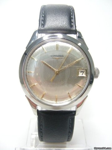 Longines Classique vintage steel/acier cadran tapisserie silver dial watches