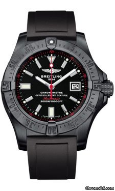 Breitling Avenger Seawolf Blacksteel watches