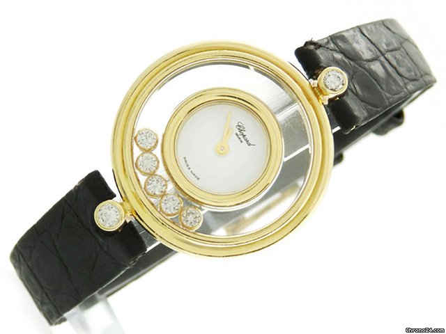 Chopard " Happy Diamonds" 750/18K Gelbgold, 7 Brillanten, NEUE REV. watches