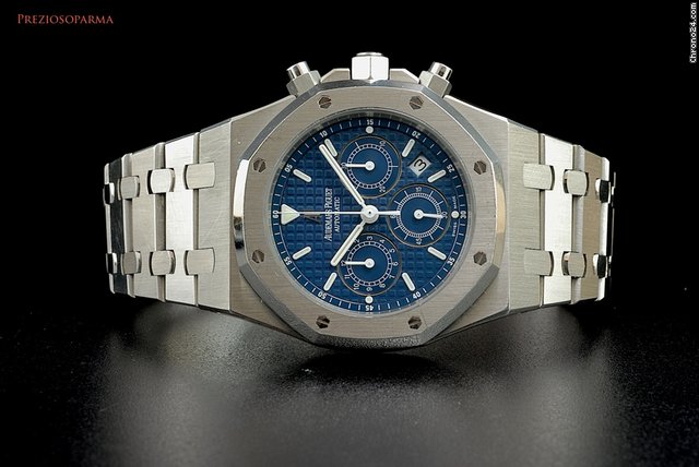 Audemars Piguet Royal Oak Chrono Quadrante Blu watches