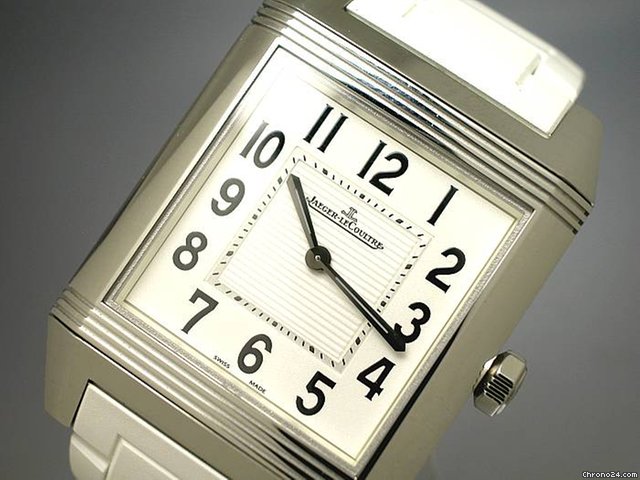 Jaeger-LeCoultre "Reverso Squadra Lady" EDELSTAHL/Kautschuk - NEU watches