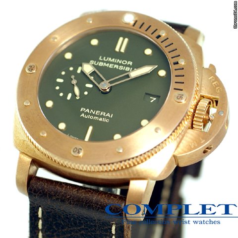 Panerai ON HOLD Luminr Submersible 3Days "BRONZO" PAM382 watches