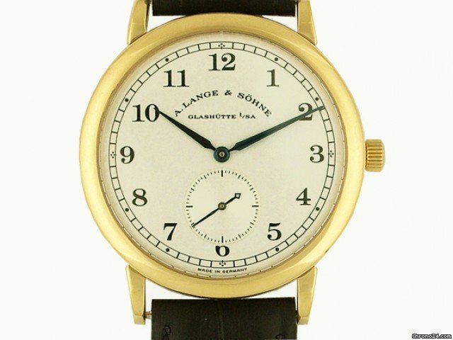 A. Lange & Sohne 1815 Gelbgold Handaufzug 36mm Vintage watches