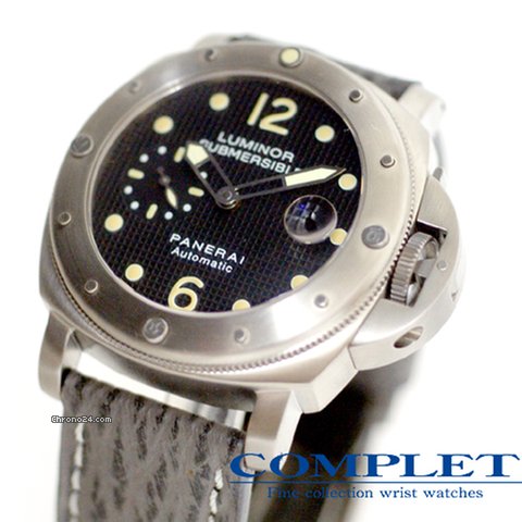 Panerai Submersible T-dial Titanium PAM25 watches