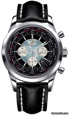 Breitling Transocean Chronograph Unitime Stainless Steel watches