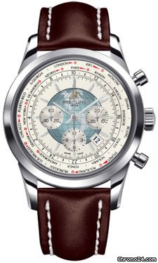 Breitling Transocean Chronograph Unitime Stainless Steel watches