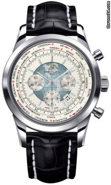 Breitling Transocean Chronograph Unitime Stainless Steel watches