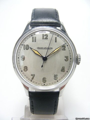 Jaeger-LeCoultre Classique vintage steel/acier cadran silver dial watches