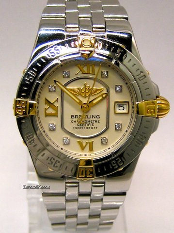 Breitling Starliner Gold Stahl Diamanten B71340 watches